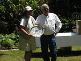Johanna and Mo with the Abkhazi trophy